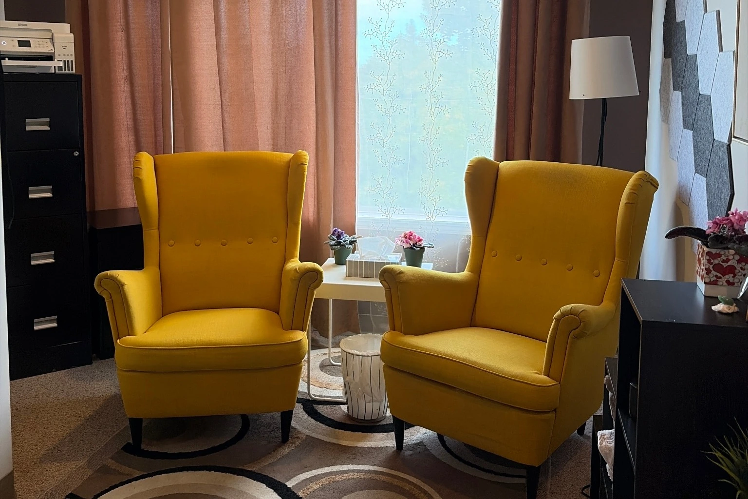 Interior of the Luciak Counselling Grande Prairie office